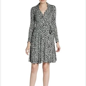 Diane Von Furstenberg Leopard Print Wrap Dress